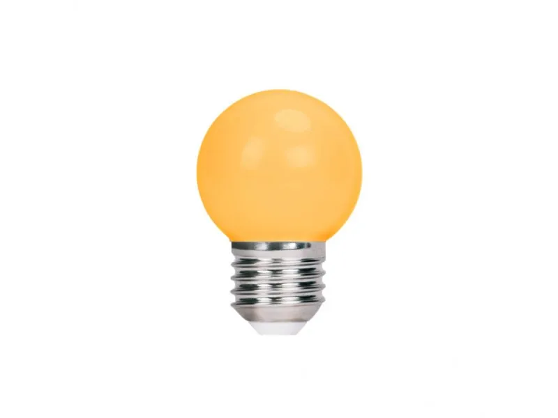 Set 5 komada žutih LED sijalica E27