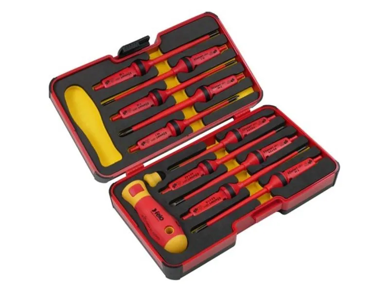 Set dielektrični alata XL-Strongbox E-Smart slim VDE SL/PH/PZ/TX 06381206 12 kom