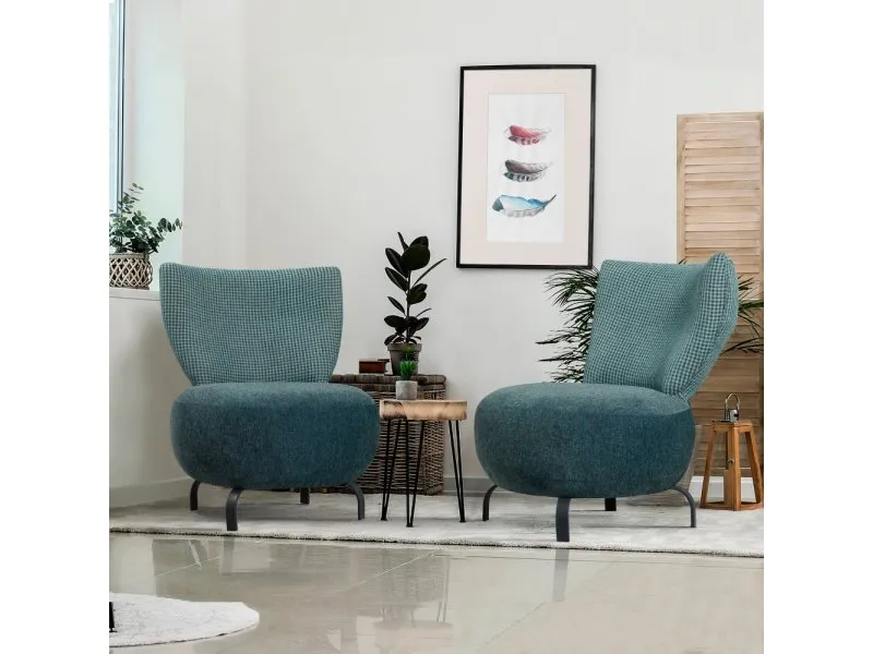 Set fotelja Loly Set Turquoise OUTLET