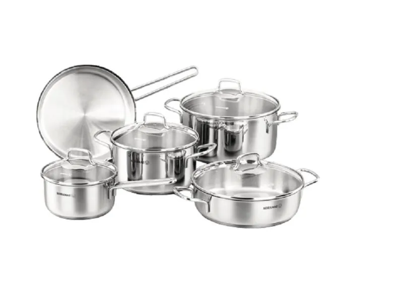 Set Perla 9pcs Inox