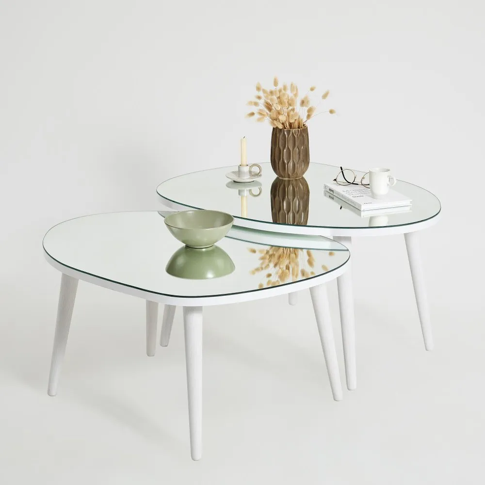 Set stolova Gusto White