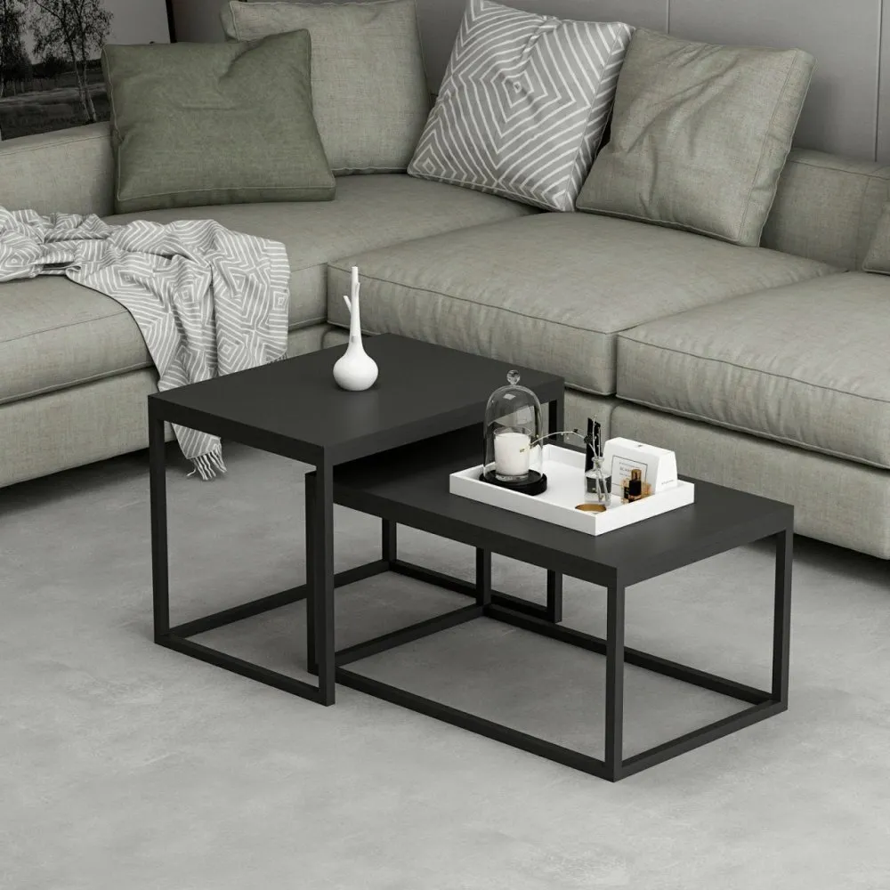 Set stolova Leka Black