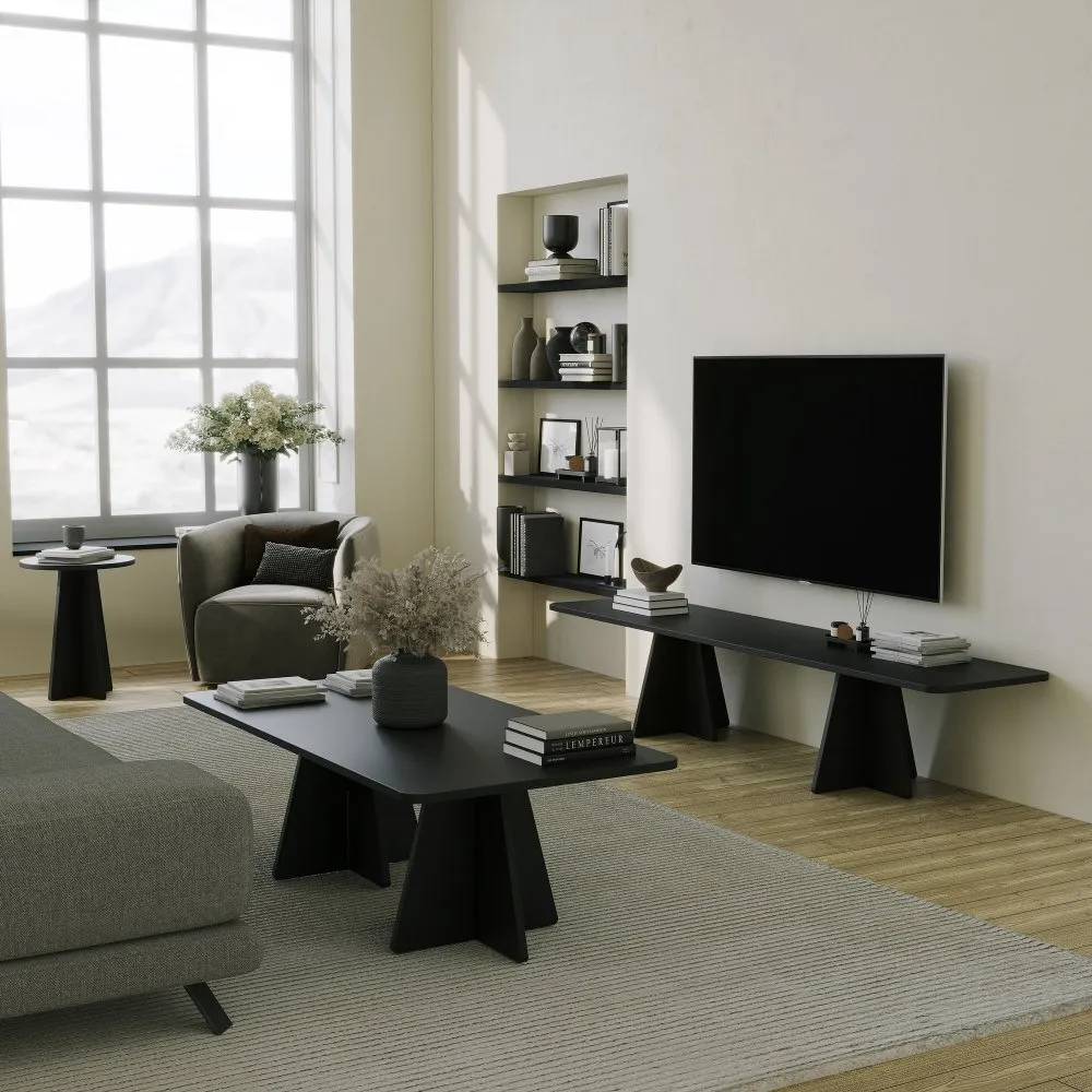 Set stolova Mushroom Black