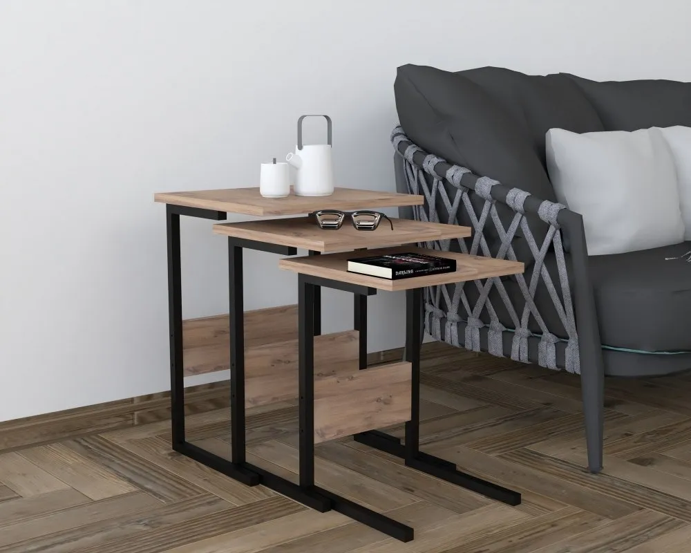 Set stolova Sali Black Atlantic Pine
