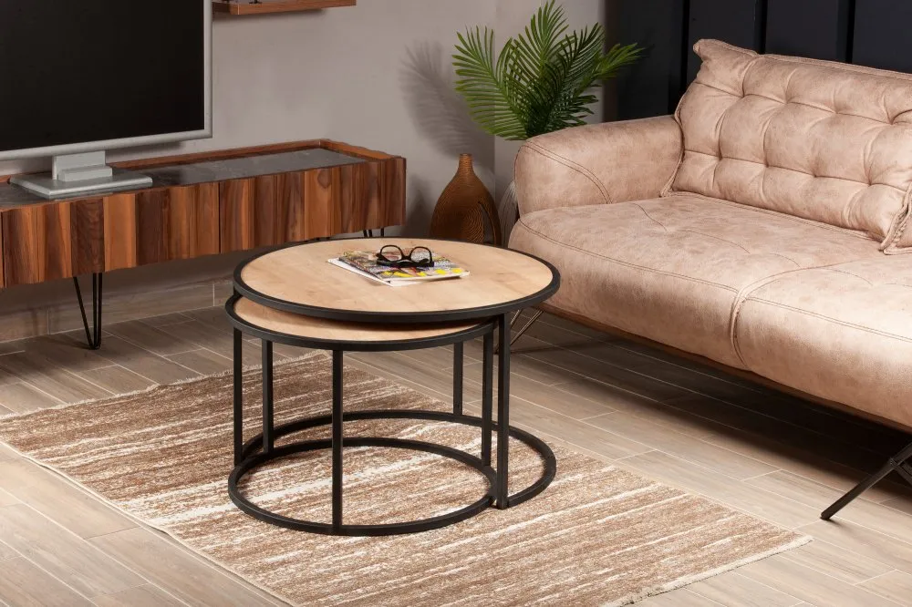 Set stolova Tambur Oak