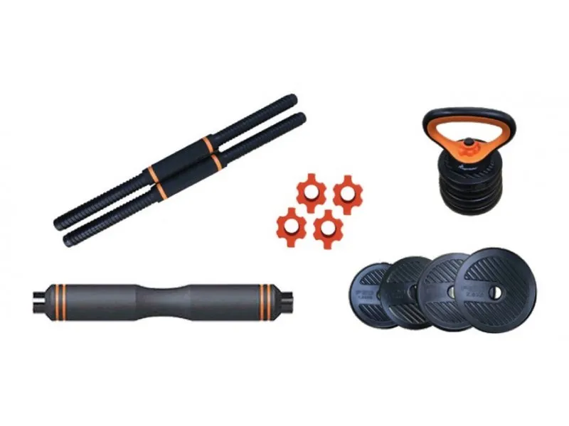 set tegova + šipke 20kg uni