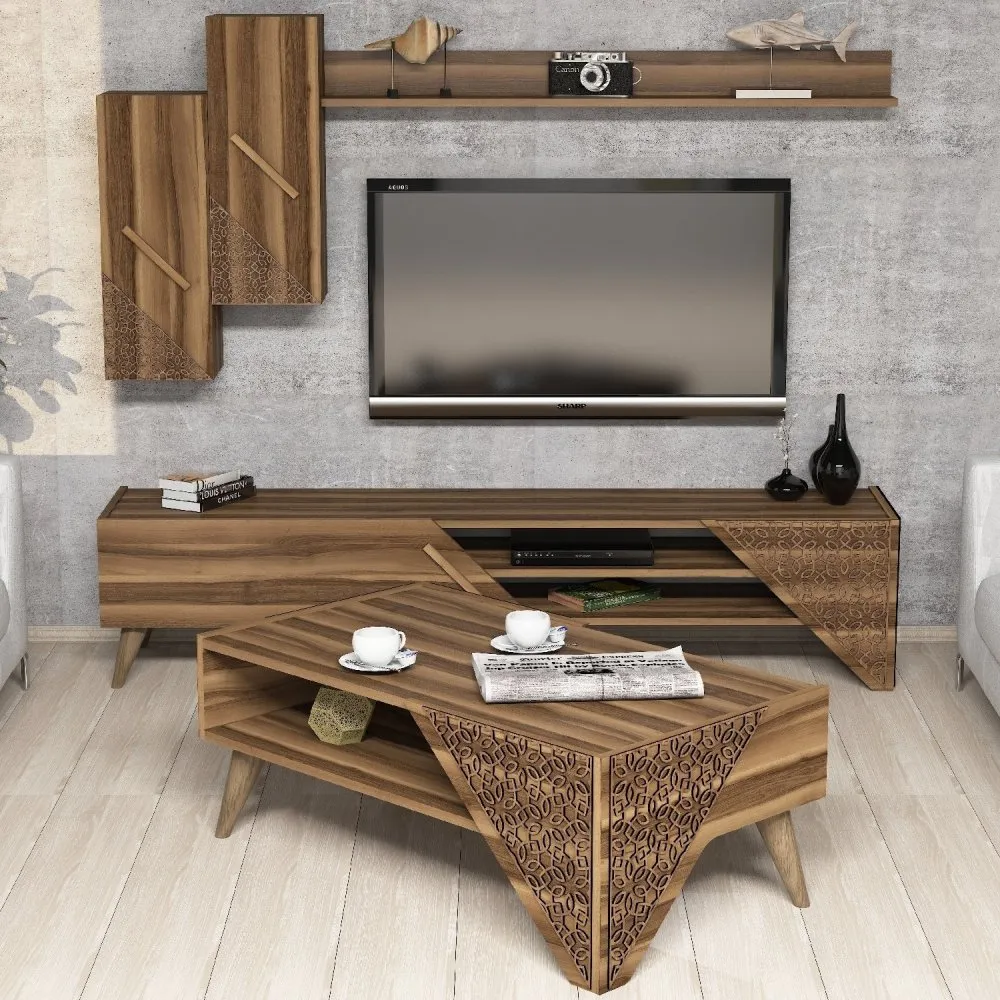 Set za dnevnu sobu Beril Walnut