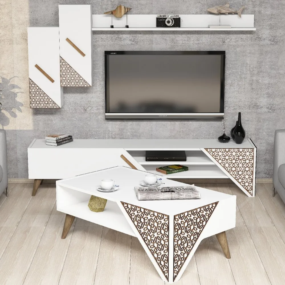 Set za dnevnu sobu Beril White