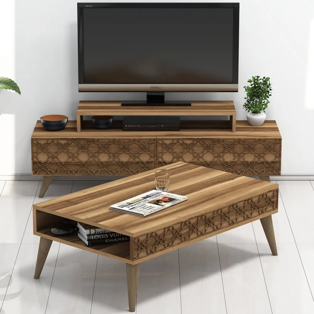 Set za dnevnu sobu City Walnut Walnut