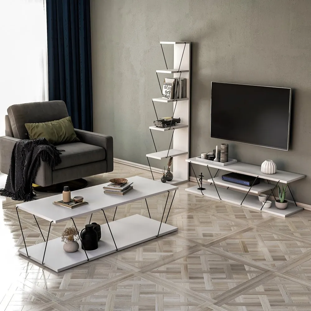 Set za dnevnu sobu Epsilon White