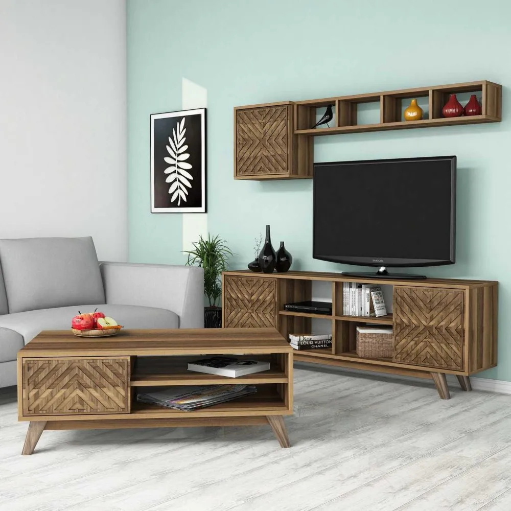 Set za dnevnu sobu Inci Walnut