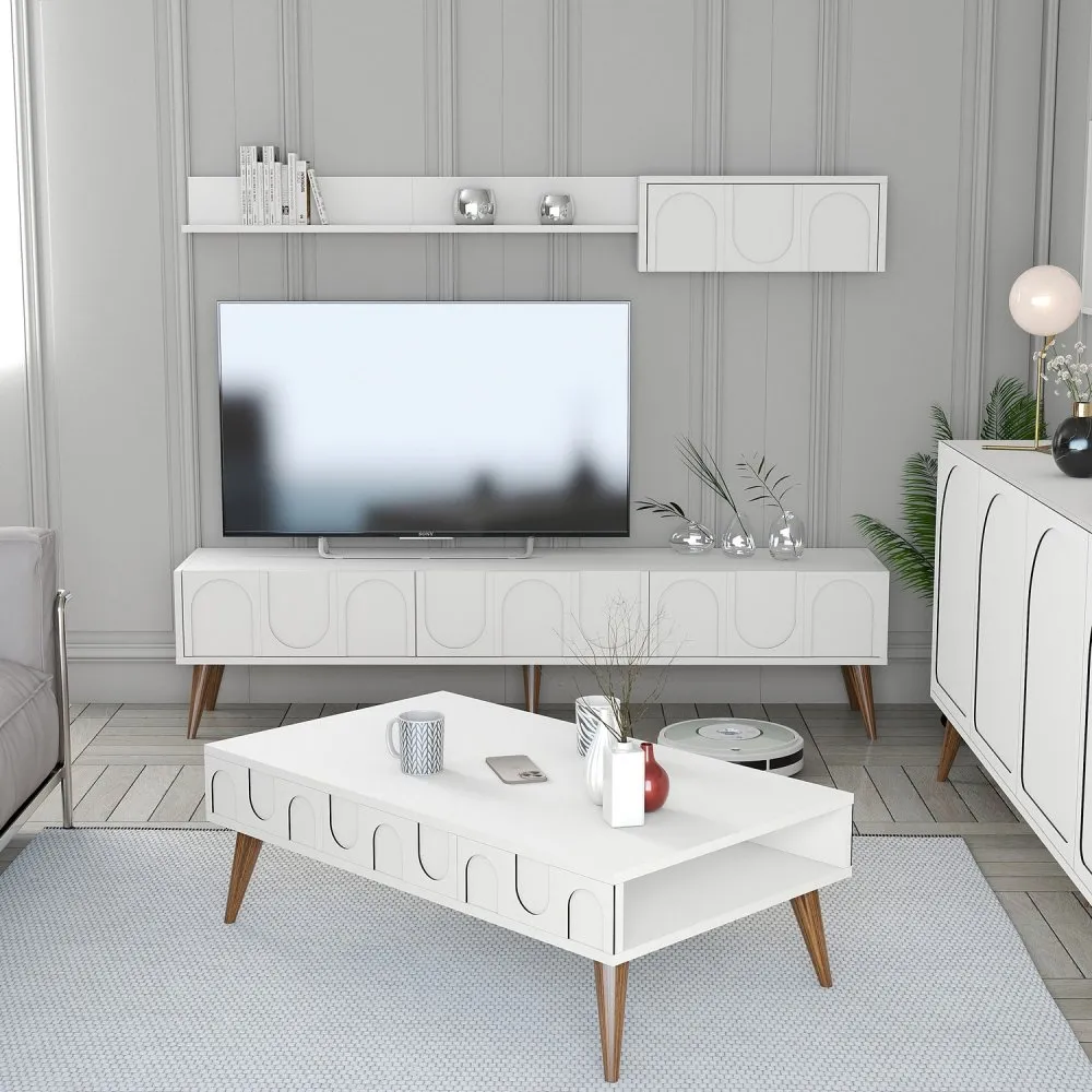 Set za dnevnu sobu Lyon 3 White Walnut