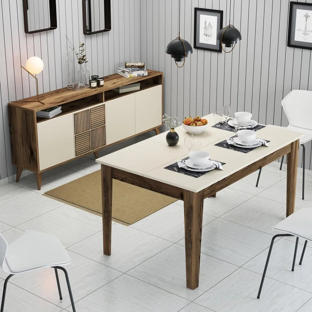 Set za dnevnu sobu Milan 525 Walnut Cream