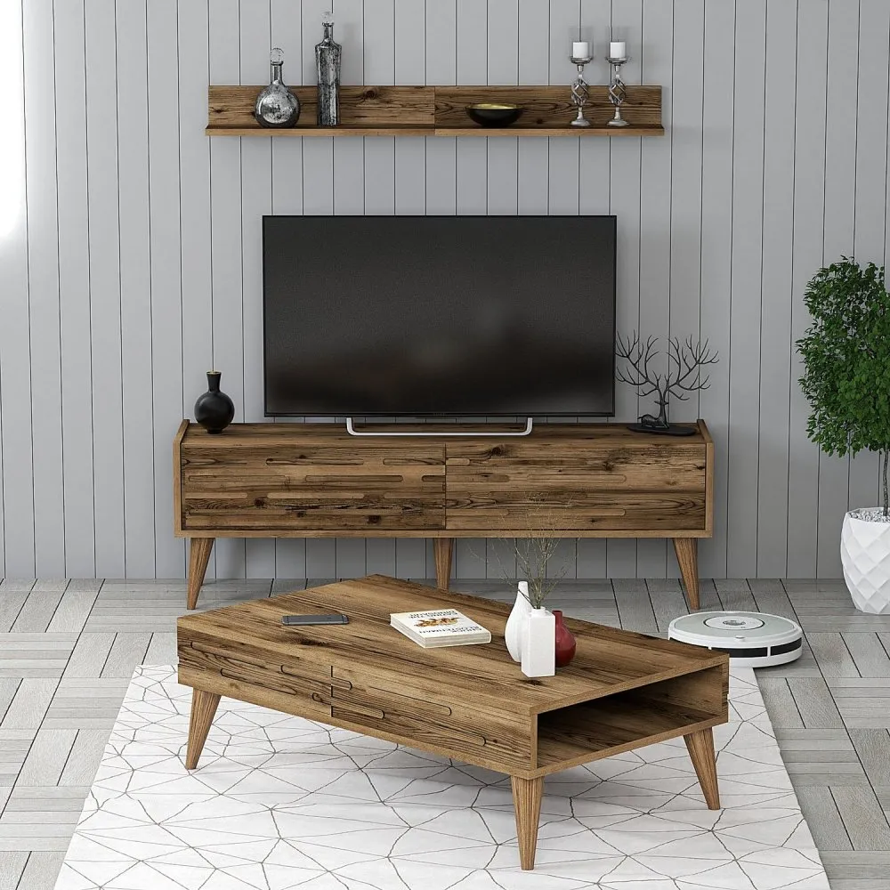 Set za dnevnu sobu Valensiya 140 Walnut