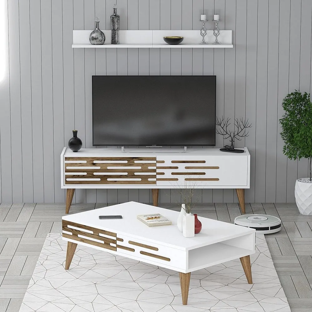 Set za dnevnu sobu Valensiya 140 White