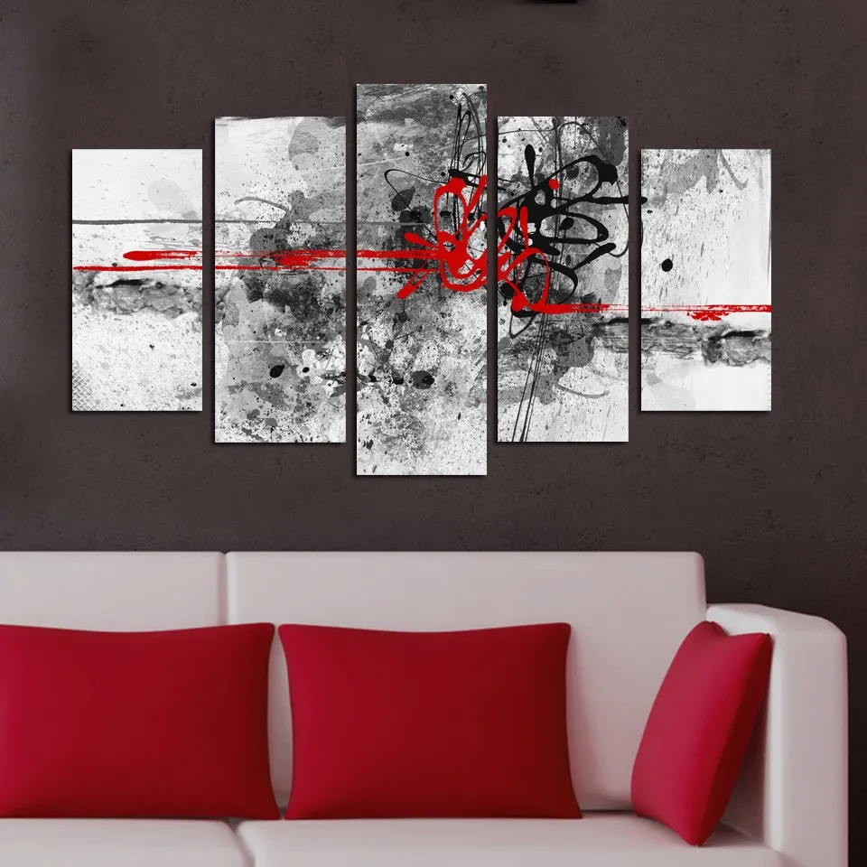 slika iz 5 delova SILVER AND RED 5PMDF 18