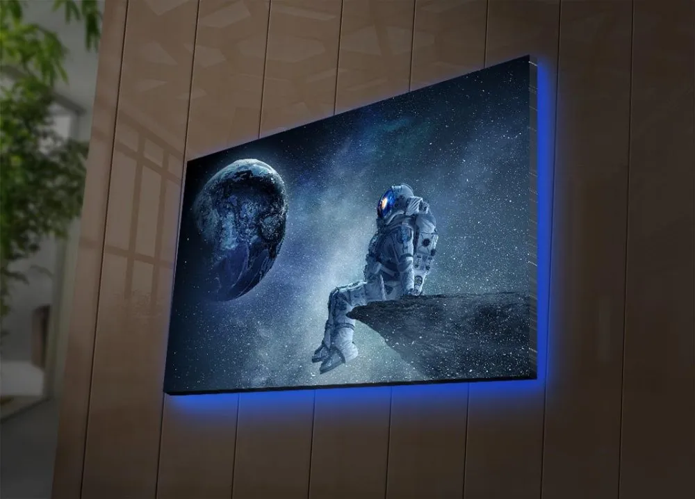 Slika na platnu sa LED osvetljenjem NASA 005