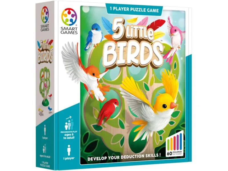 puzzle smart games 5 ptičica (MDP25639)