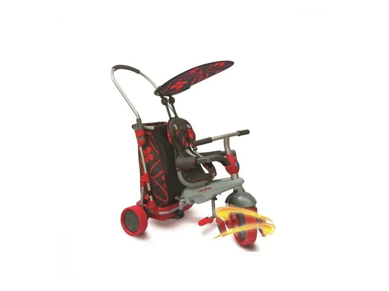 Smart Trike tricikl Smart & Go 5u1 Crveni