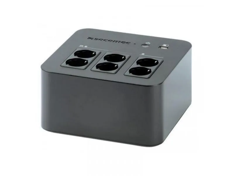 UPS NeTYS PL 600VA/360W 230V 50/60Hz Step wave, 4+2 šuko izlaz, 1xUSB, Crni NPL0600D