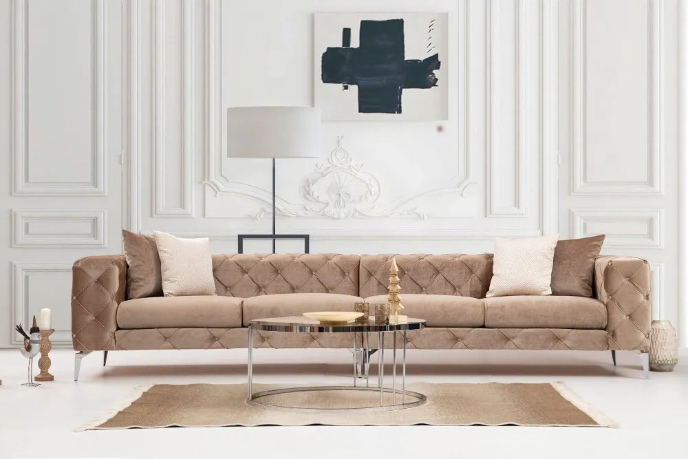 Sofa Como Dark Cream