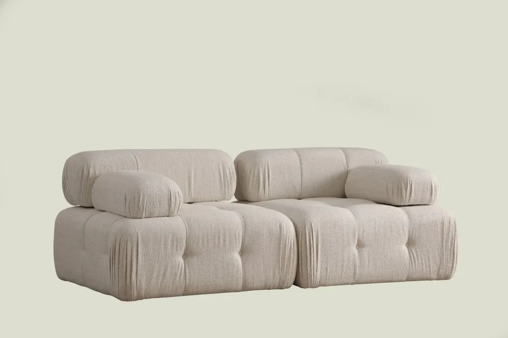 Sofa Doblo 2 Seater ( L1 1R) Cream Bouclette