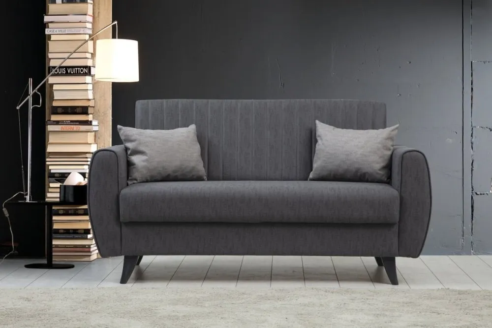 Sofa dvosed Alkon Dark Grey