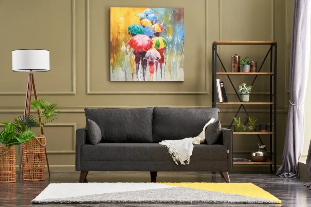 Sofa dvosed Bella Sofa For 2 Pr Anthracite