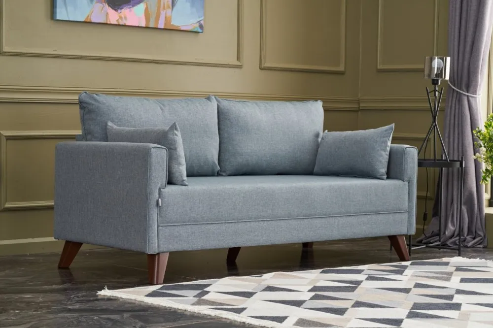 Sofa dvosed Bella Soft Ikili Koltuk Blue