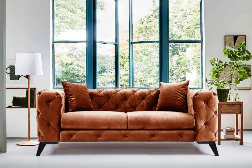 Sofa dvosed Como Orange