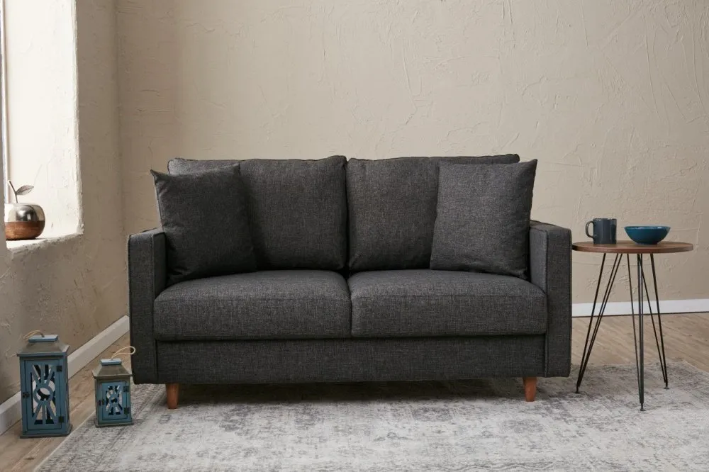 Sofa dvosed Eva Anthracite