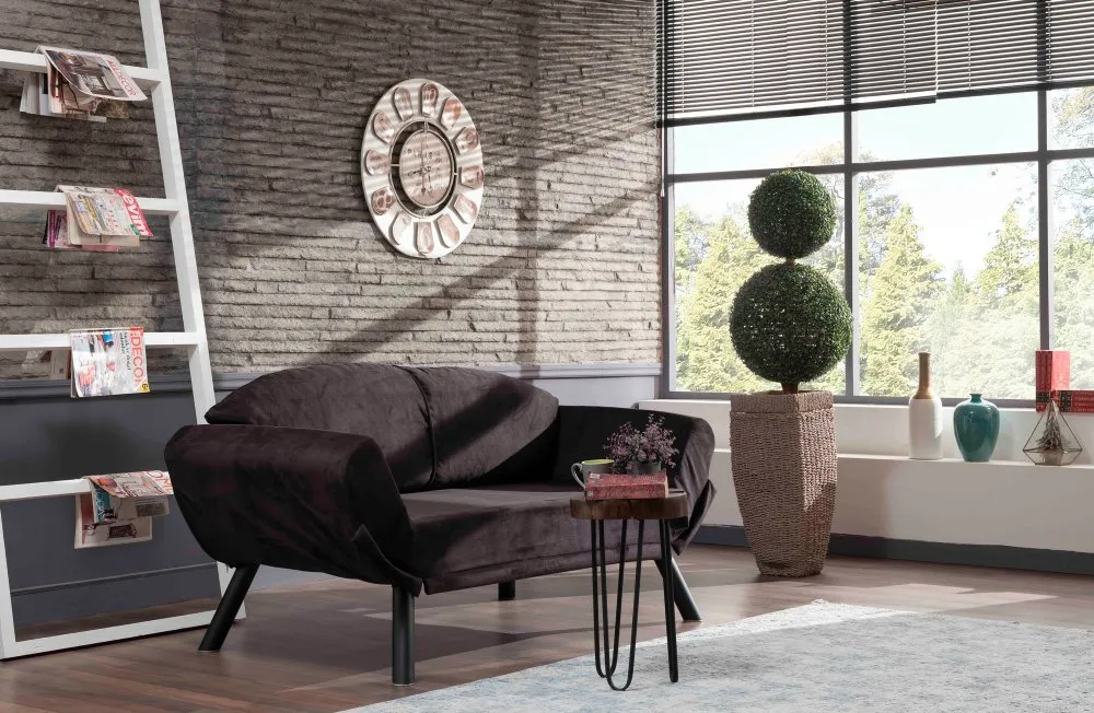 Sofa dvosed Genzo Black