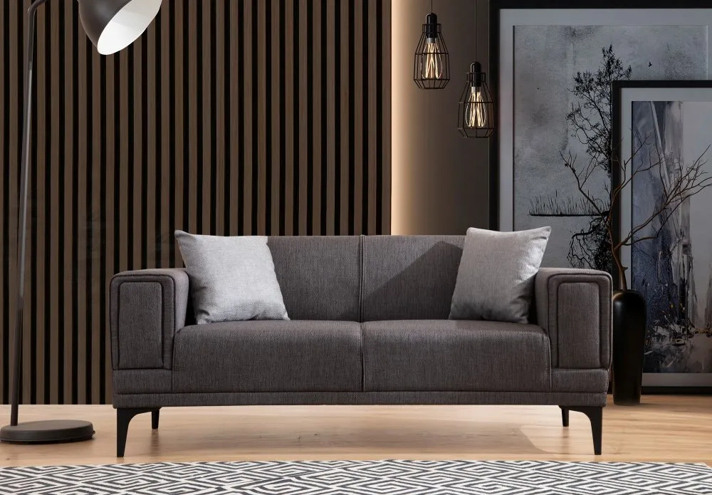 Sofa dvosed Horizon Dark Grey