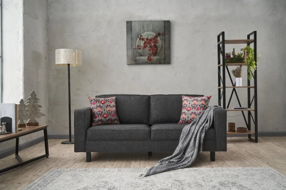 Sofa dvosed Kale Linen Anthracite