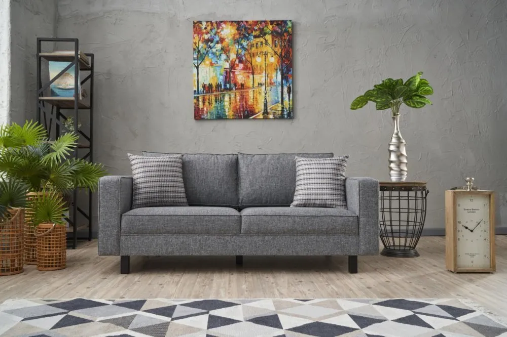 Sofa dvosed Kale Linen Grey