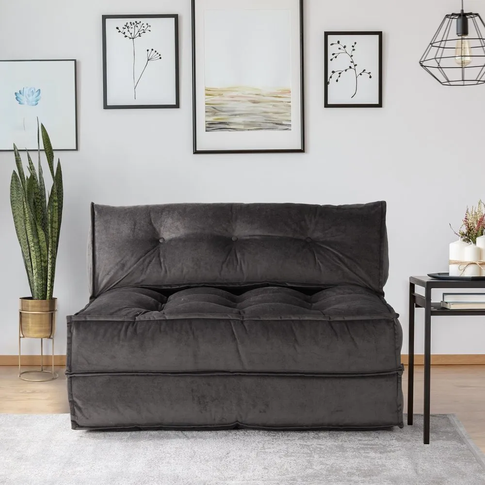 Sofa dvosed Mocca Anthracite