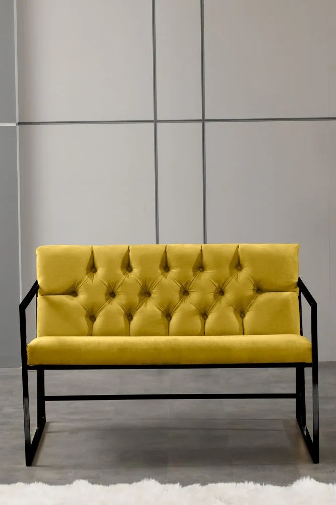 Sofa dvosed Oslo Mustard