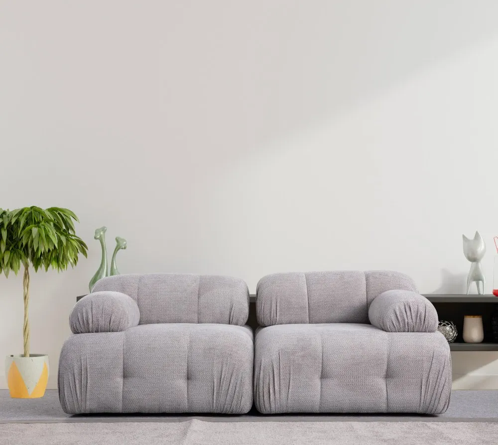 Sofa dvosed Petite 2 Light Grey