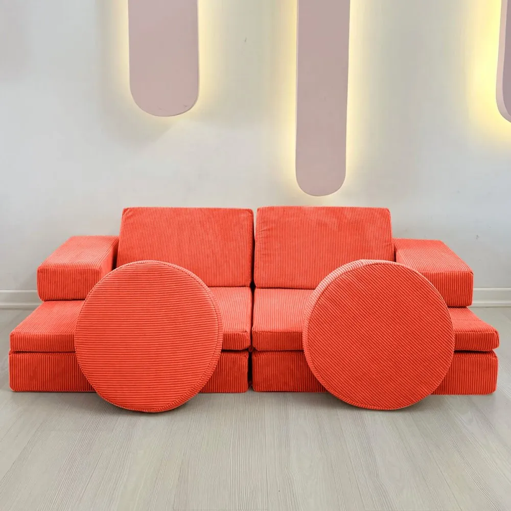 Sofa dvosed Puzzle Orange