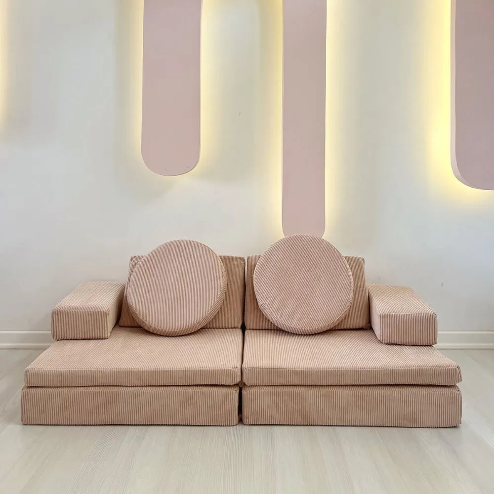 Sofa dvosed Puzzle Pink