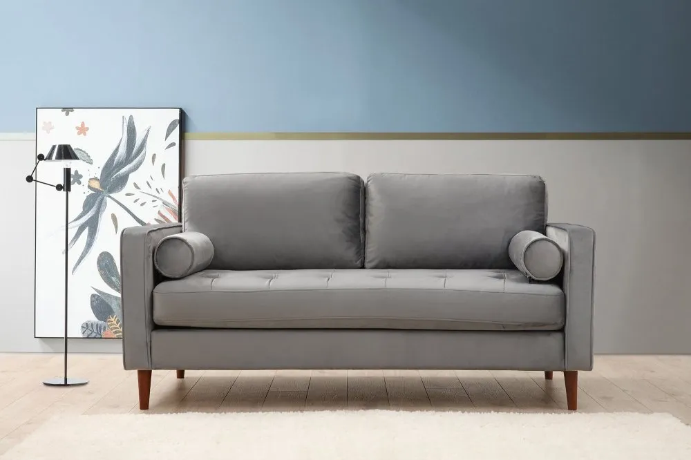 Sofa dvosed Rome Light Grey
