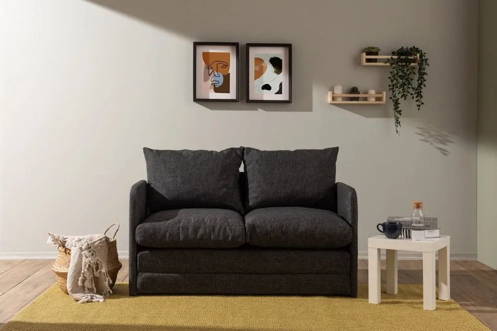 Sofa dvosed Saga 2 Seater Dark Grey