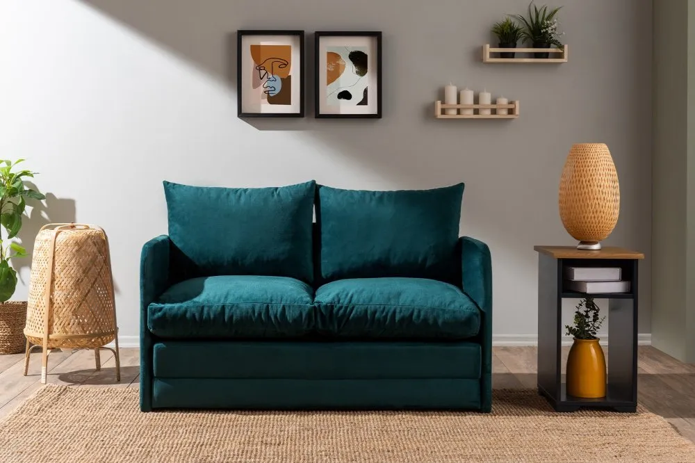 Sofa dvosed Saga 2 Seater Petrol Green