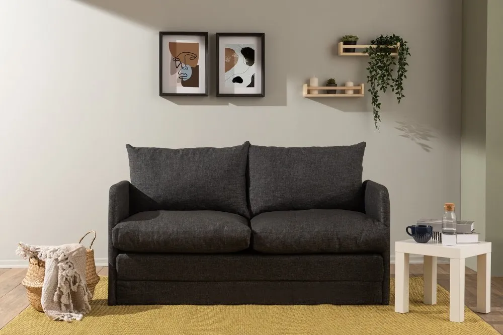 Sofa dvosed Saga XL 2 Seater Dark Grey