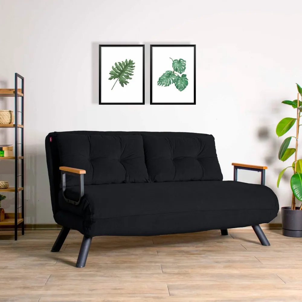 Sofa dvosed Sando 2 Seater Black