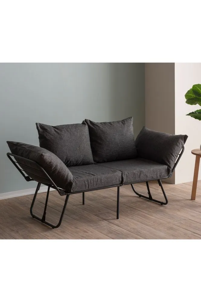 Sofa dvosed Viper 2 Seater Dark Grey