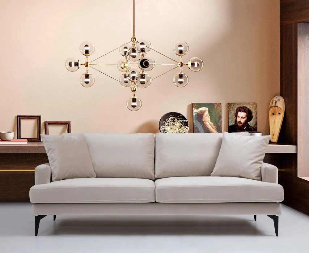 Sofa Papira 3 Seater Beige