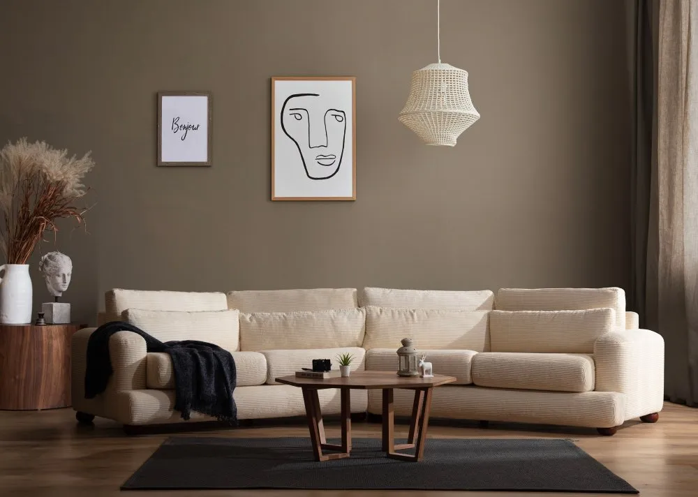 Sofa River 4 Seater Left (Xc Left 2R) Beige