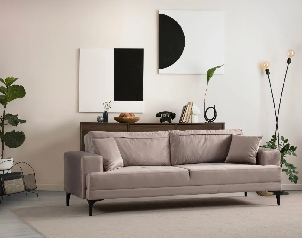 Sofa trosed Astana 3 Seater Beige