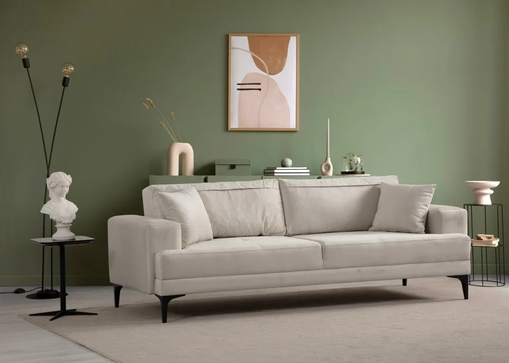 Sofa trosed Astana 3 Seater Ecru
